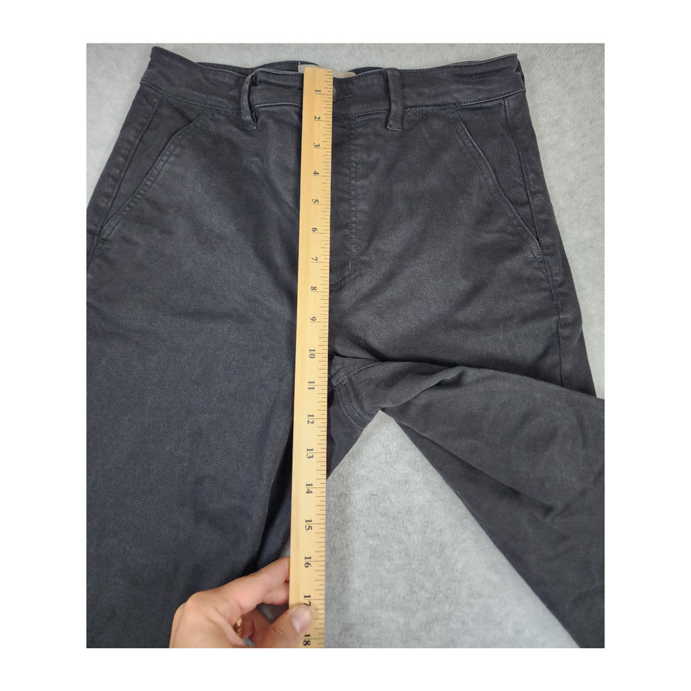 Everlane Women's Black Cropped Straight Regular Denim Jean Size‎ 6 High Waisted - Picture 6 of 11